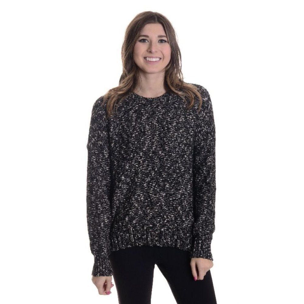 Michael Stars Back Pullover Long Sleeve Sweater L
